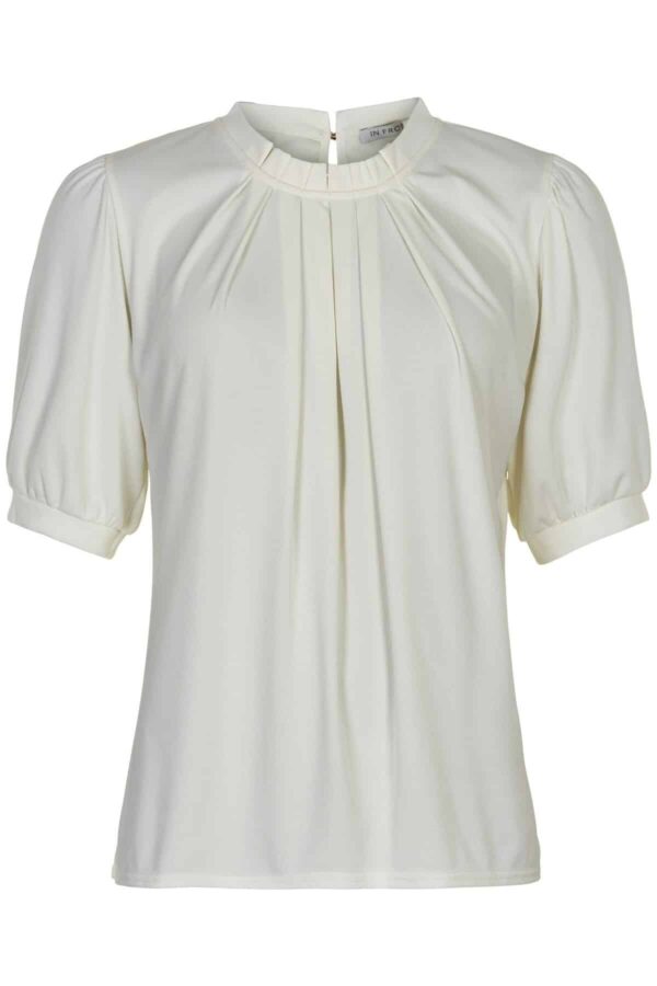 IN FRONT - Bluse "Grazia" med flæse