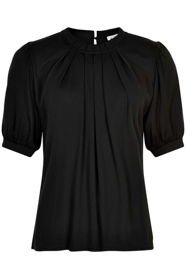 IN FRONT - Bluse "Grazia" med flæse