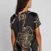 PBO1008N - 845 Black print - Extra 7 PBO - Silkebluse