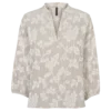Debie_Blouse-Blouse-3008-Brown_White PREPAIR - Skjorte