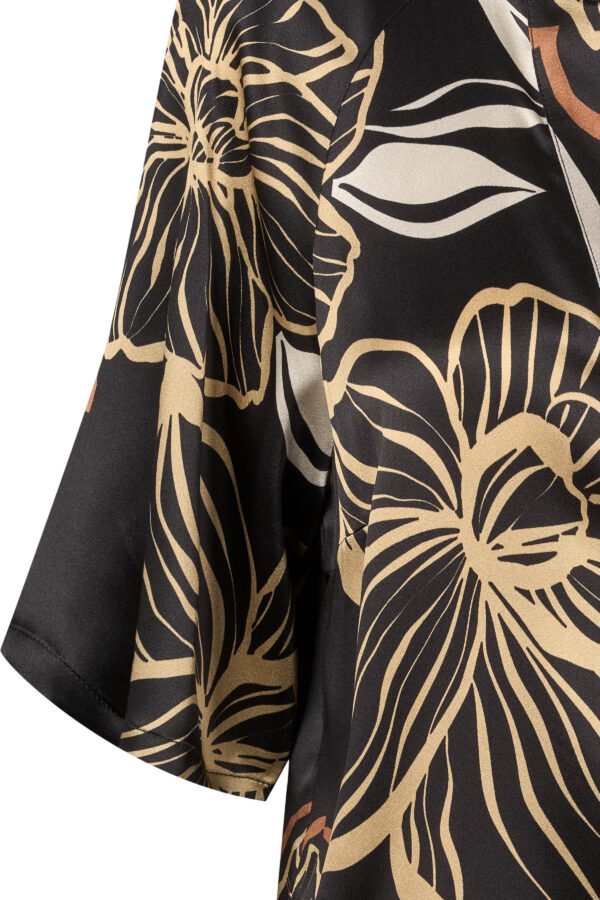 PBO1766 - 845 Black print - Extra 4 PBO - Skjorte