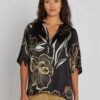 PBO1766 - 845 Black print - Extra 6 PBO - Skjorte