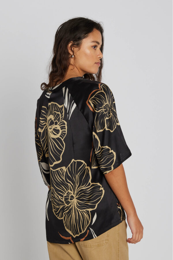 PBO1766 - 845 Black print - Extra 7 PBO - Skjorte