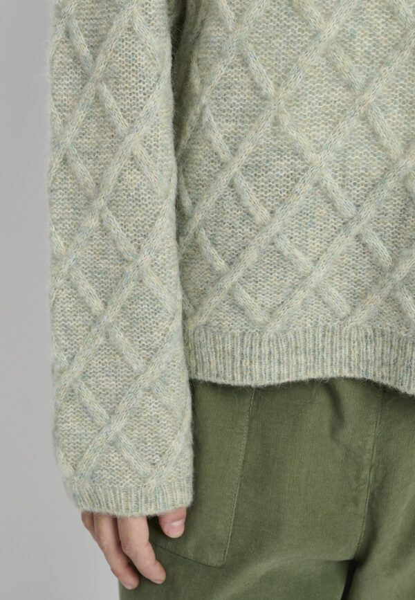 l5257.6737 3451 light green melange extra 3