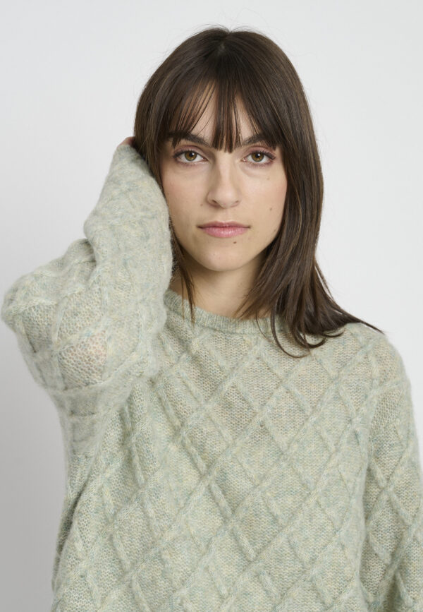 l5257.6737 3451 light green melange extra 4
