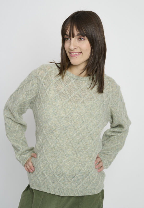 l5257.6737 3451 light green melange extra 5